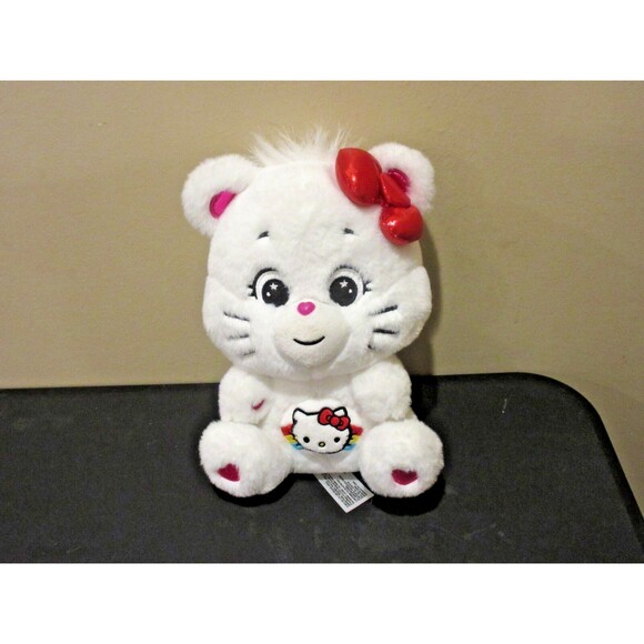 Hello Kitty Care Bears Plush Doll Collab Cross Over Collector - Picture 1 of 3
